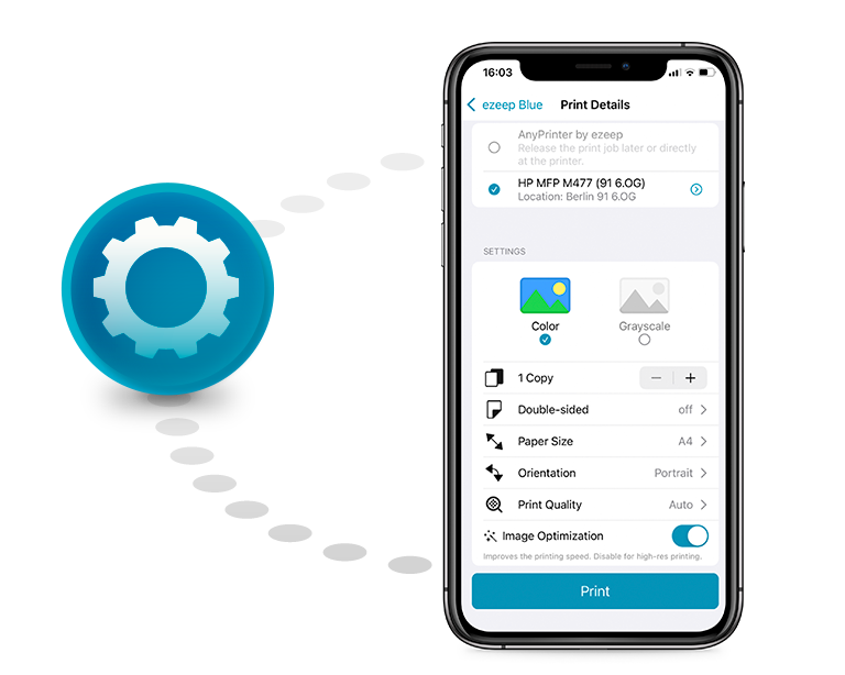 Wide Range of Printer Settings